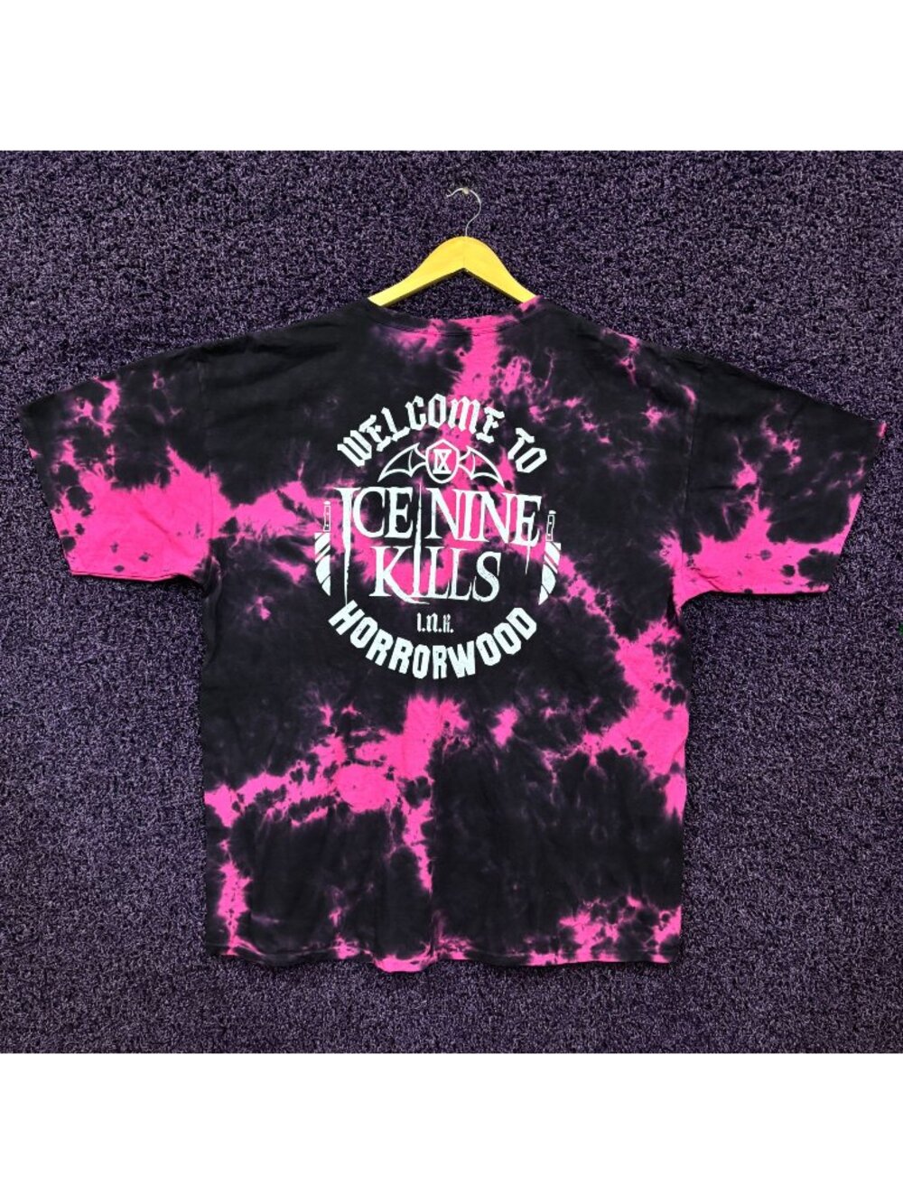 Ice Nine Kills Welcome To Horrorwood Tie-Dye T-Shirt Size XXXL
